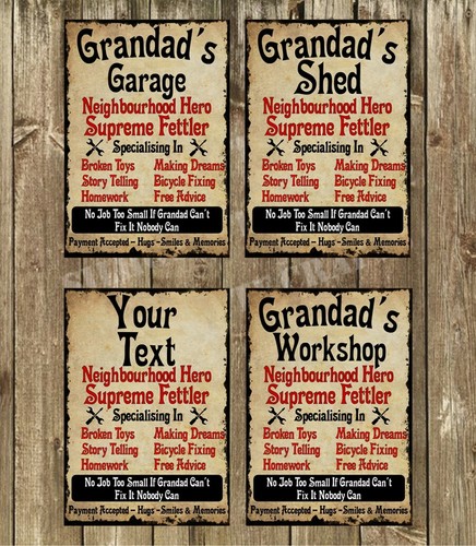 Grandad garage shed - grandad's,
