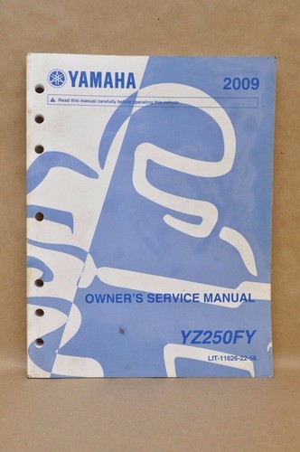 2009 yamaha yz250 repair - yamaha,
