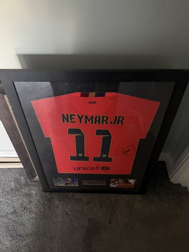 Neymar framed signed - neymar, jr
