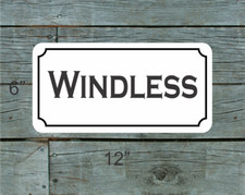 Windless Metal Sign 4 Nautical