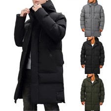 Winter Warm Men's Long Puffer