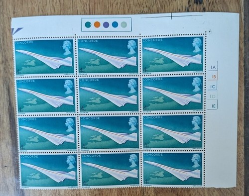 Concorde stamps block of - 4d,