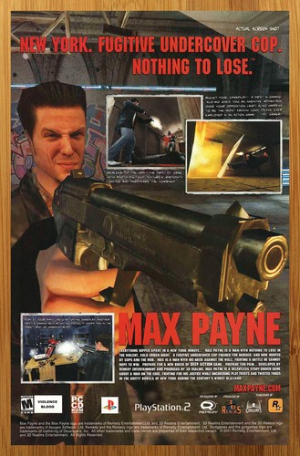 2001 max payne ps2 xbox - 2001,