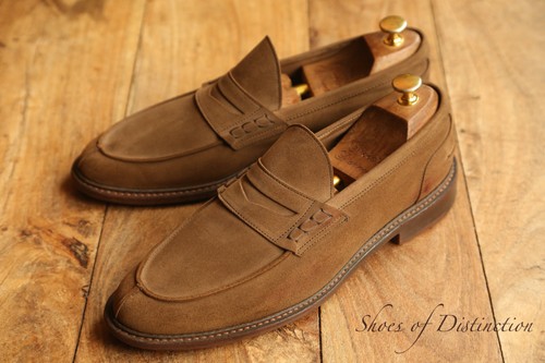 Tricker tan brown suede - tricker's,