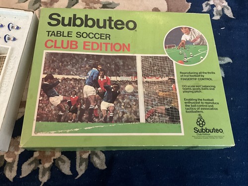 Vintage subbuteo table soccer