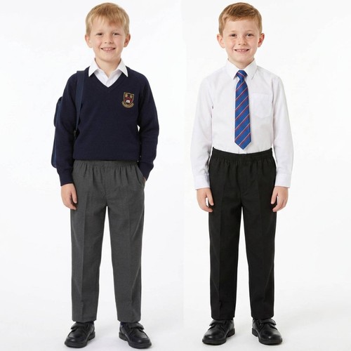 Boys school trousers grey - boys, &