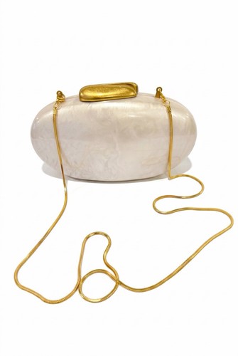 Zara nwt pearlized cream - cream, hard