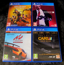 PS4 Bundle, MK 11 Ultimate, Assetto Corsa Ultimate, Project Cars GOTY, Hitman 2