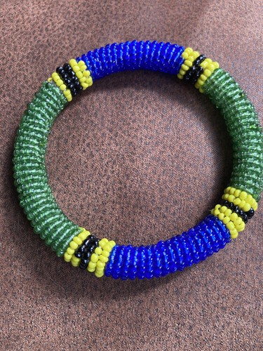 Tanzania flag beaded maasai - tanzania,