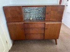 1950s Sideboard Glass Cabinet Beautility