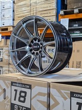 XXR 527 18" 9.75 ET20 5x120 5x114.3 CHROME BLACK WIDE RIMS ALLOY WHEELS Z1248