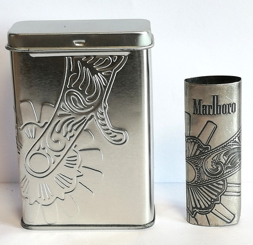 Marlboro spur collectible - collectible, tin