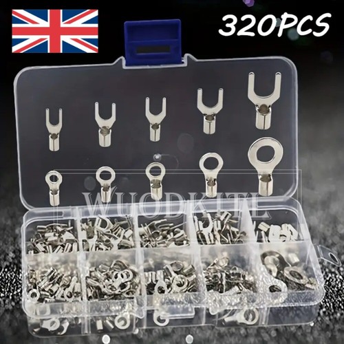 320pcs non insulated ring fork - non-insulated,