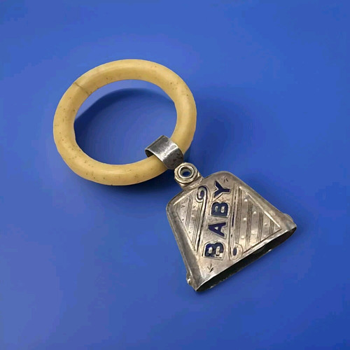 Sterling silver cowbell - cowbell, form