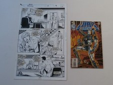 ORIGINAL MARVEL COMICS ART War Machine #11 February 1995 Page 9 Rhodey Avengers