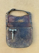 London Transport LT Bus Conductor's Cash Bag Leather Satchel (shortened Strap)