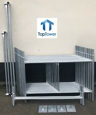 Scaffold Tower DIY 5.5m 4x4 x 18ft Working Height Galvanised Steel Towers