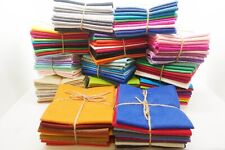 Felt Pack Wool Blend Craft Fabric Squares 9" / 22cm EN71 Standard (multi packs)