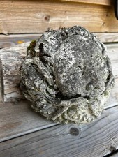 Vintage green man head salvage garden ornament weathered condition ,fantastic 