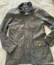 mens tom wolfe jacket black size medium 