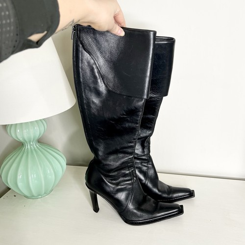 Vintage knee high black - vintage,