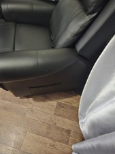 Leather Recliner Armchair With