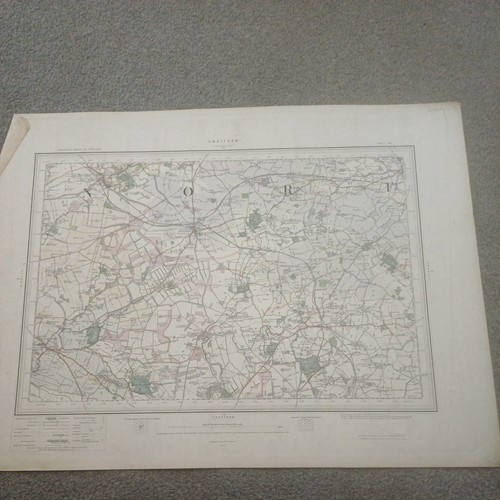 Antique ordnance survey - antique,