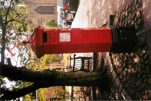Picture postcard letterbox - picture, postcard>>letterbox