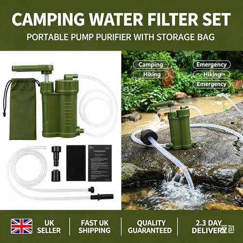 Survival water filter purifier - water,