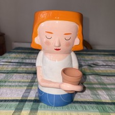 Sass & Belle planter vase mum woman lady mini face plant pot My Kind of People