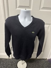 Lacoste V Neck Wool Knitted