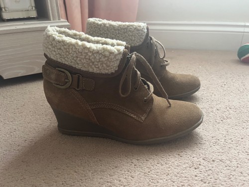 Footglove ladies brown faux - brown,