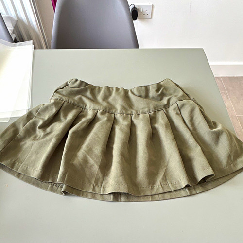 Girls grey pleated - pleated, skirt
