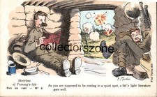 WW1 Sketches Of Tommy's Life Out On Rest No 2 Humour postcard G Savigny Paris