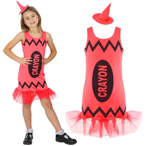 Girls red crayon - girls,
