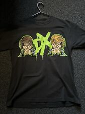 Vintage 2002 WWE Official DX D GENERATION X T-Shirt Cartoon Size XL Junior 