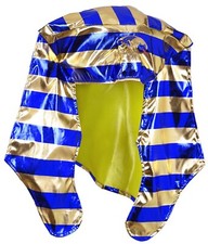 Boys Girls Adult Egyptian Egypt Pharaoh Cleopatra Headpiece Hat Fancy Dress