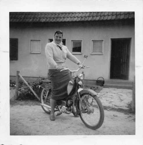 Vintage moped photo 1957 - vintage,