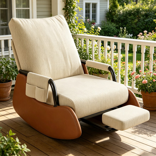 Garden rocking chair - rocking, –wood