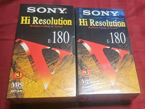 Sony 180hr vhs video - vhs,