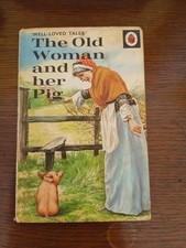 Vintage Ladybird Book The Old Woman and her Pig 1973