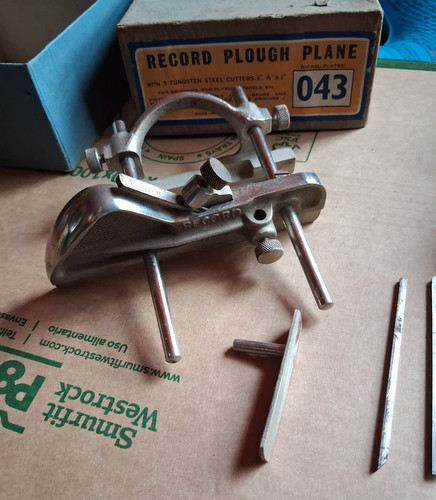 Vintage record plough - vintage, plane