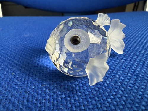 Swarovski crystal blowfish - -,