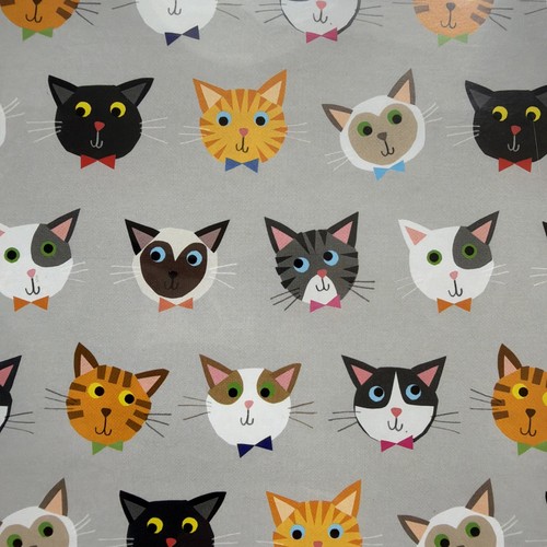 Tracks giftwrap cats - giftwrap, wrapping