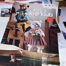 Alan Dart cats  Toy Knitting