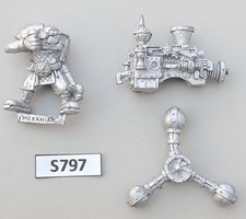 40K Space Ork Mekaniak Big Mek with Shokk Attak Gun - GW - Metal (S797)