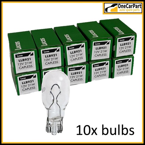 10x lucas bulb 12v - 21w, capless