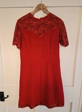 Vintage Italian Red crepe &