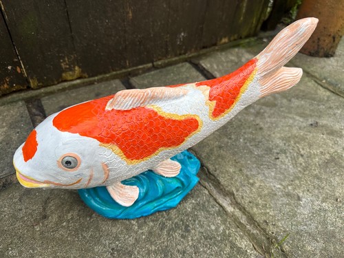 Vintage koi carp garden - vintage,