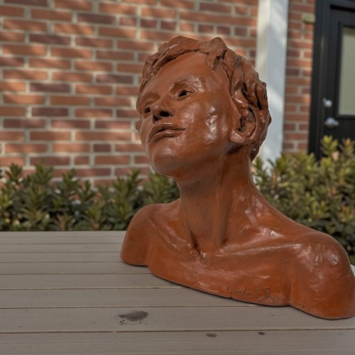 Vintage terracotta bust - vintage,